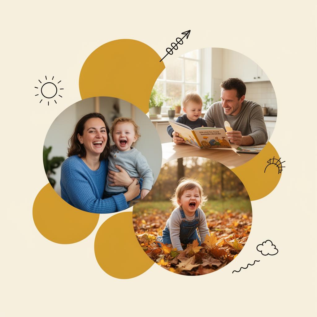 Smiling expat families laughing together in the Netherlands